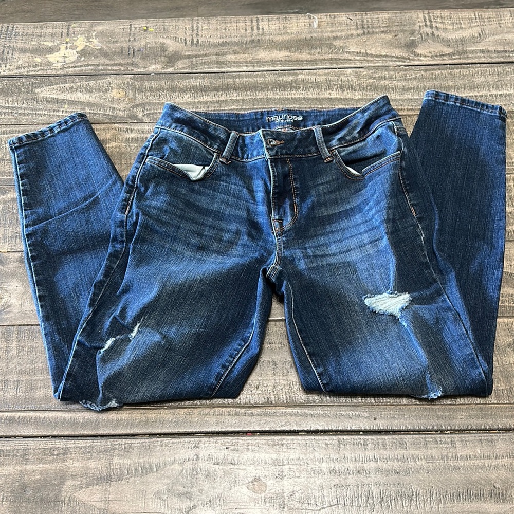Maurice mid rise skinny jeans